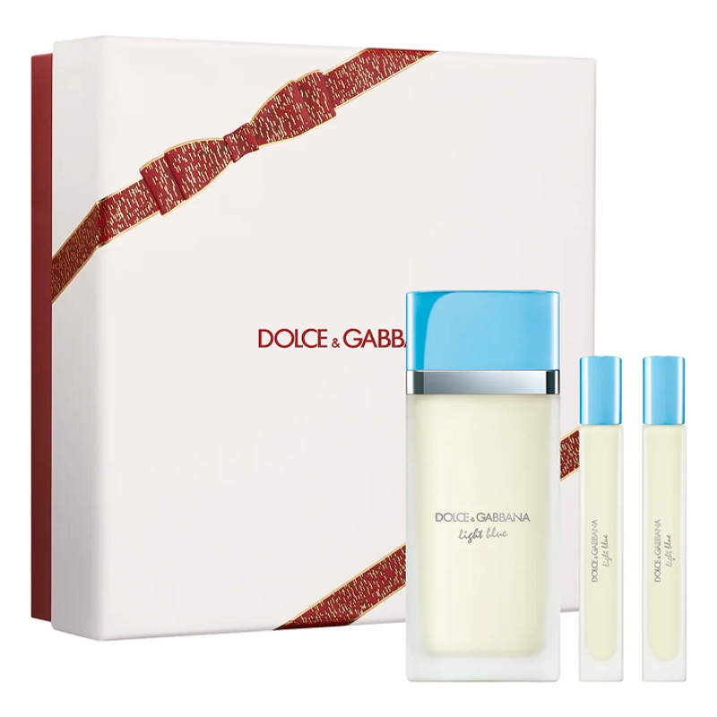 Principal_64040 Dolce & Gabbana Light Blue Kit F 100ml EDT+10ml+10ml - Imagen 1